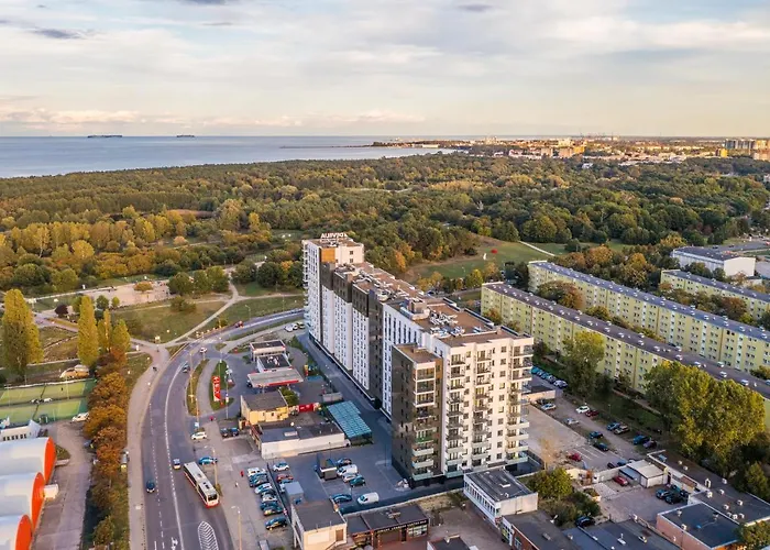 公寓 Golden Reagan By Aparo - Nowy Apartament, Winda, Lozeczko Turystyczne, Plaza 500m, Balkon, 2 Sypialnie Oraz Salon, Rowerownia, Biurko *